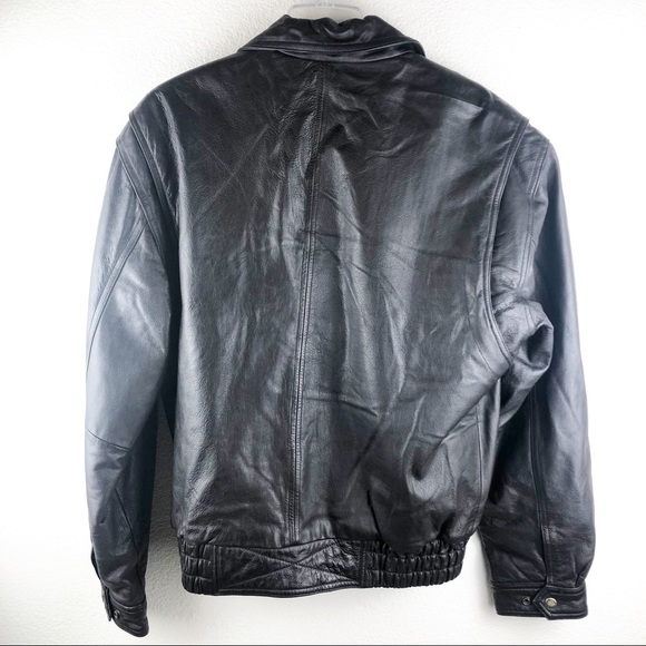 Clipper Mist London Fog Vintage Leather Jacket S - Picture 3 of 8